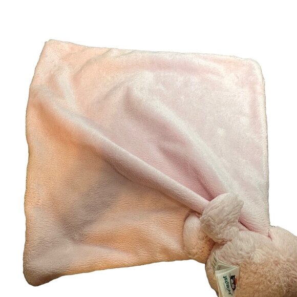 Jellycat Bunny Rabbit Lovey Plush Security Blanket Pastel Pink Clean Soft - Picture 4 of 8